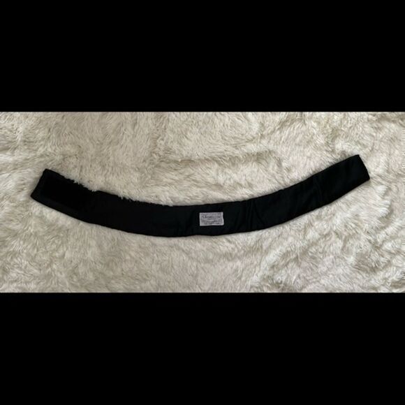 Vintage Christian Dior black, brown and gold embellished belt size small/medium main image 4